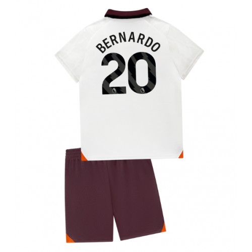 Manchester City Bernardo Silva #20 Gostujuci Dres za djecu 2023-24 Kratak Rukav (+ Kratke hlače)